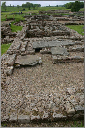 Vindolanda. Ausgrabungsstätte am Hadrianswall, England