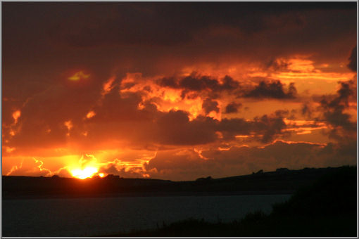 Sonnenuntergang bei Rosses Point, Co. Sliego
