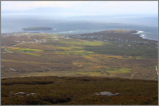 Blick auf die Küste von Achill Island
