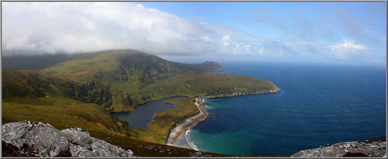 Die Annagh Bay auf Achill Island