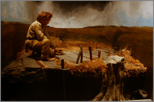 Diorama im Connemara National Park