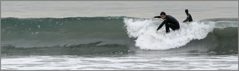 Surfer am Strand von Venice Beach