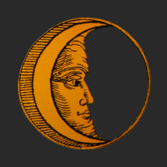 Der Mond in einer alten Darstellung