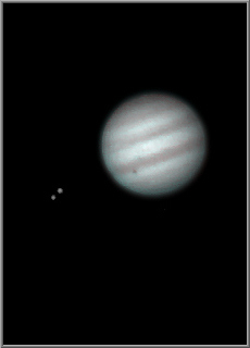 Jupiter mit Europa, Io und Schatten von Europa