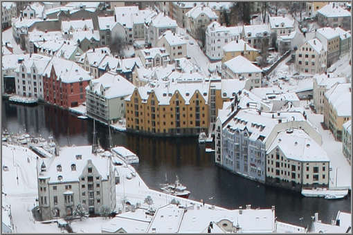 Winterliches Ålesund
