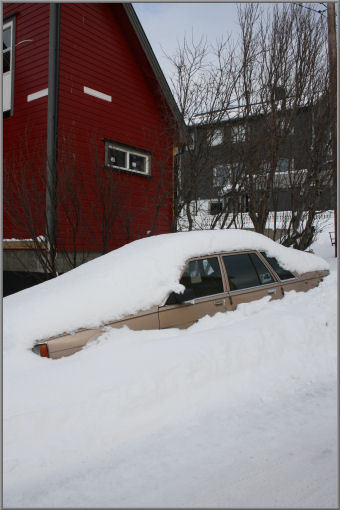 Verschneites Tromsø