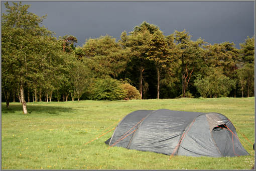 Campingplatz im Tal von Glenariff