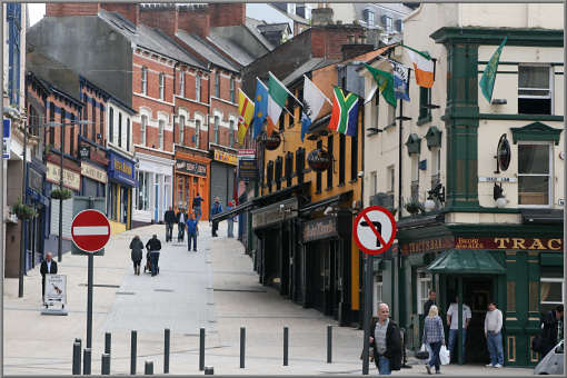 Stadtzentrum von Derry