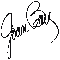 Signatur Joan Baez