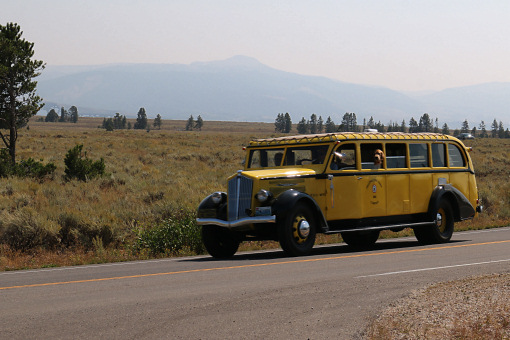 Der Yellowstone-Tourbus