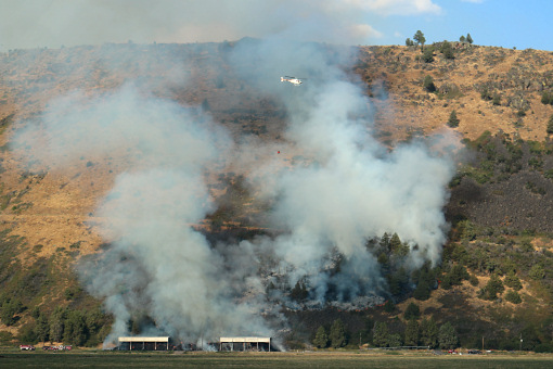 Buschbrand bei Klamath Falls